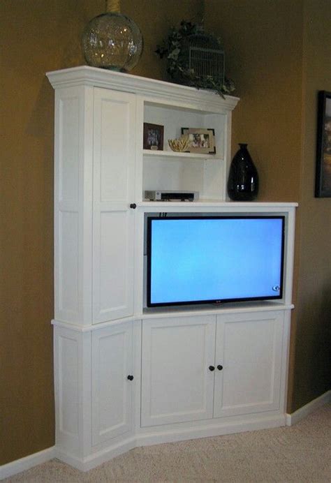 20 best DIY corner tv stands images on Pinterest | Corner tv cabinets, Corner tv stands and ...