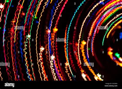 Christmas lights abstract Stock Photo - Alamy