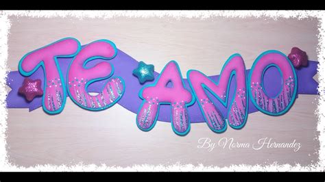 ¡Letras Timoteo en Foamy! 💕Art Foamy Creative 💕 - YouTube