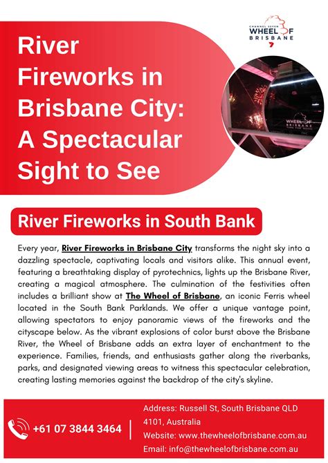 River Fireworks in Brisbane City: A Spectacular Sight to See by The ...