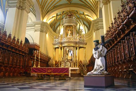 Lima, Peru, City Cathedral interior view