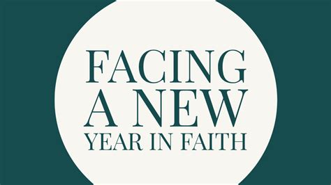 Facing A New Year In Faith – Bay Ridge Christian Church