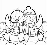 Cute Penguin Coloring Pages At GetColoringscom  Free Printable sketch template