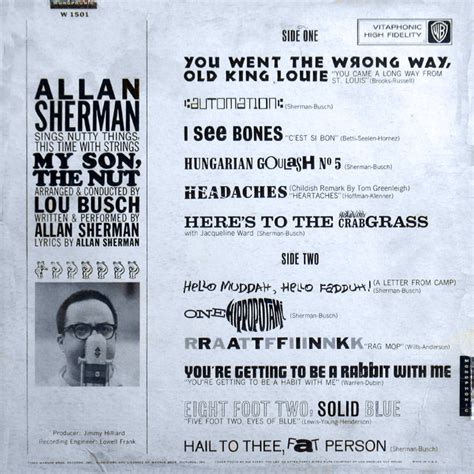 Allan Sherman – Hello Muddah, Hello Fadduh (A Letter from Camp) Lyrics | Genius Lyrics