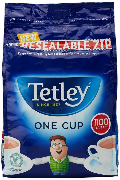 Tetley One Cup Tea Bags Catering Pack (Pack of 1100)- Buy Online in ...