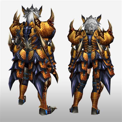 FrontierGen-Tigrex G Armor (Blademaster) (Back) Render