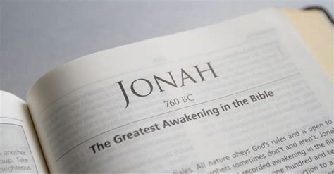 Jonah - Bible Book Chapters and Summary - New International Version