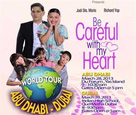 Richard Yap and Jodi Sta. Maria flies to Middle East for the first leg ...