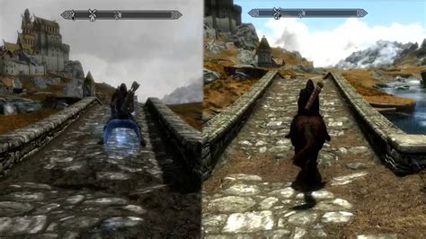 Skyrim Legendary Edition vs Skyrim Special Edition Graphics with Mods - YouTube