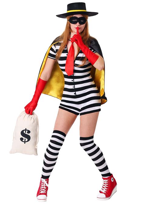 Women's Burglar Halloween Costume