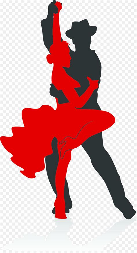 Silhouette Dancer Tango Ballroom dance - Silhouette png download - 613* ...