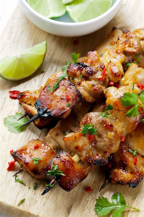 Thai Coconut Chili Chicken Skewers | The Autism Site Blog