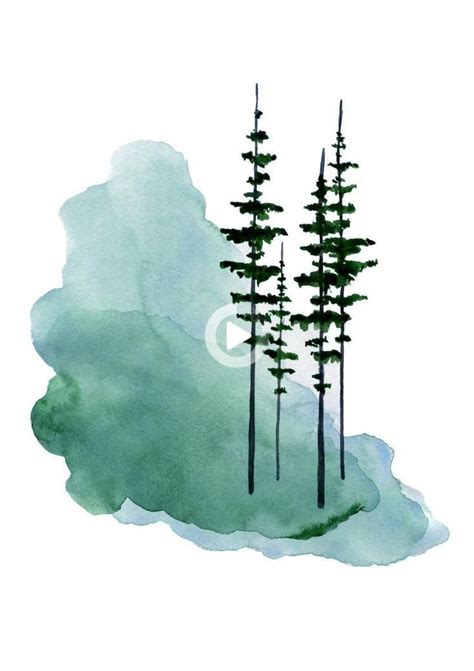 Redirecting in 2021 | Tree watercolor painting, Scandinavian art ...