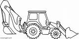 Backhoe Coloring Pages 14 Free Printables  ColoringAll sketch template