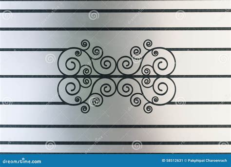 Design Pattern Texture on FROSTED GLASS Wall. Stock Image - Image of ...