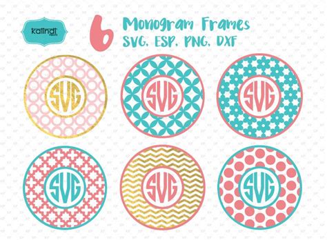 Circle monogram svg | Illustrator Graphics ~ Creative Market