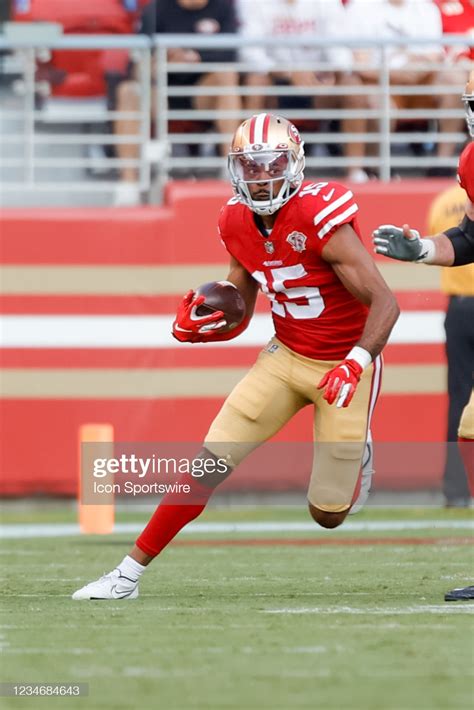 San Francisco 49ers wide receiver Jauan Jennings runs through a seam... | San francisco 49ers ...