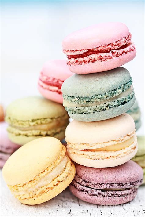 Pastel Macarons Photograph by Stephanie Frey