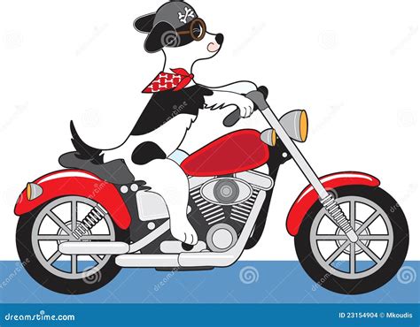 Dog Motorcycle Stock Images - Image: 23154904