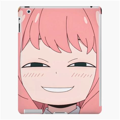 "Anya Smug Face Meme" iPad Case & Skin for Sale by georgehotz | Redbubble