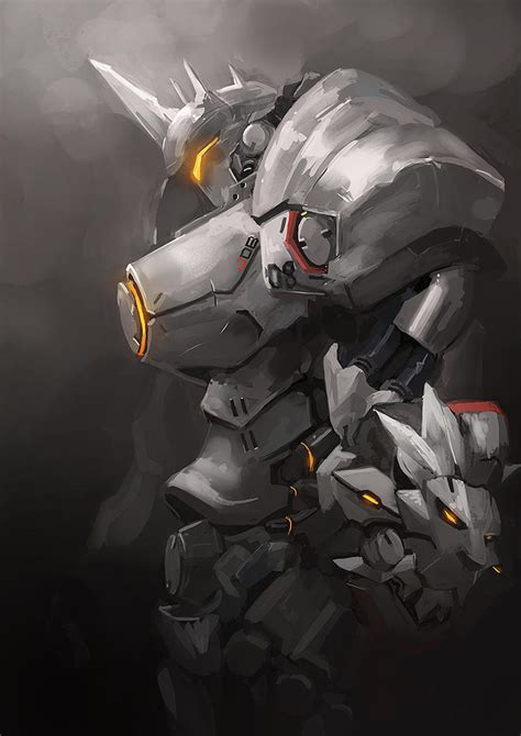 Overwatch: Reinhardt by arufa on DeviantArt