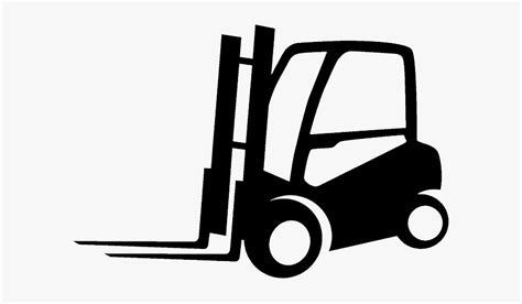 Forklift Clipart Black And White - Forklift Clipart Png, Transparent Png , Transparent Png Image ...