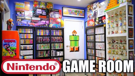 ULTIMATE Nintendo Game Room Tour - YouTube