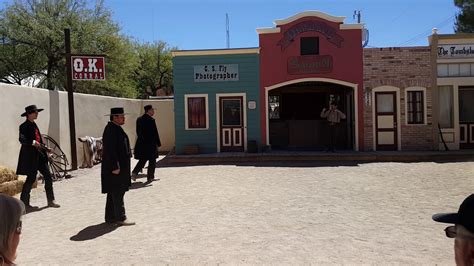 Ok Corral gunfight reenactment Tombstone Arizona - YouTube