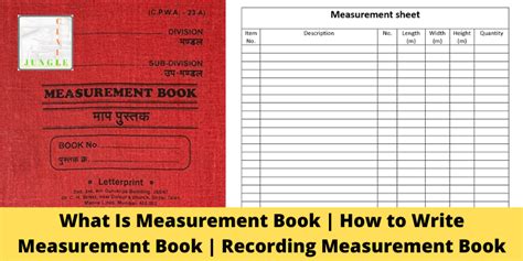 What Is Measurement Book | How to Write Measurement Book | Recording Measurement Book