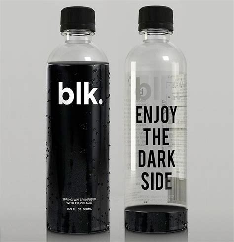 blk. water, the Dark Side of water. - Design Is This