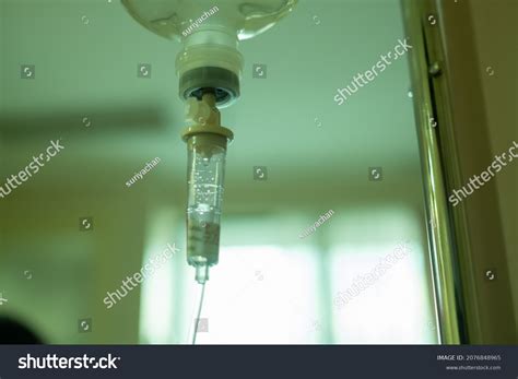 Sodium Chloride Solution Intravenous Brine Medical Stock Photo ...