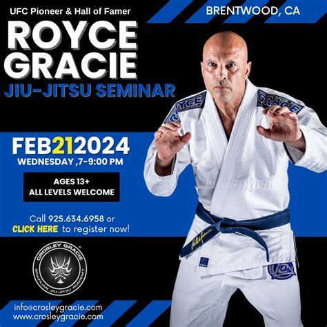 Royce Gracie Jiu-Jitsu Seminar - Crosley Gracie Jiu Jitsu