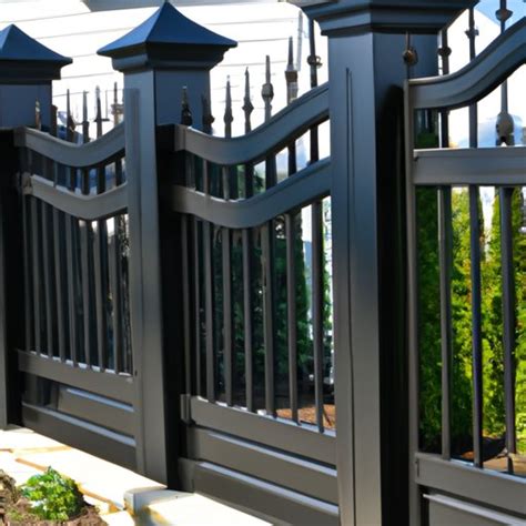 Enhancing Outdoor Home Design with Black Aluminum Fencing - Aluminum ...