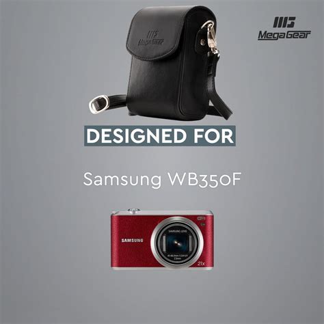 MegaGear Samsung WB350F Leather Camera Case with Strap – MegaGear Store