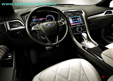 2017 Ford Fusion ST, Interior, Price | Family Car Reviews