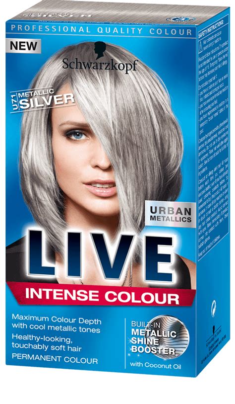 LIVE Colour Hair Dye from Schwarzkopf Metallic Hair Dye, Silver Grey Hair Dye, Silver Blonde ...