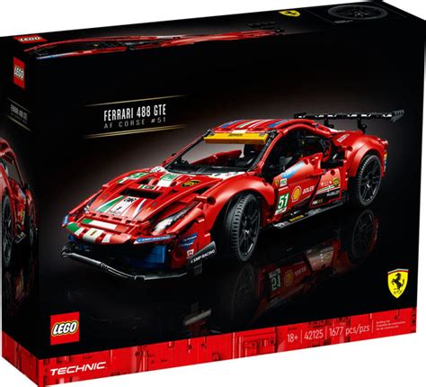 LEGO Technic Ferrari 488 GTE “AF Corse #51” 42125 – Sam Turner & Sons