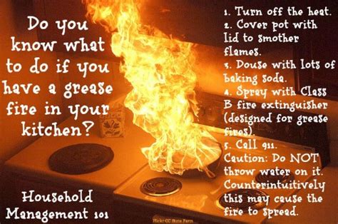 Kitchen Grease Fire Safety Tips: How To Safely Put One Out