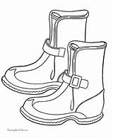 Free Rain Boots Coloring Page Download  sketch template