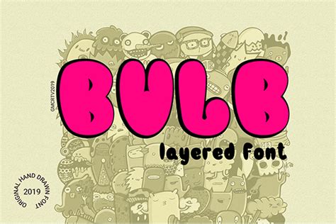 Bulb Font | LetterStock Std | FontSpace