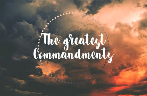 Greatest Commandment – Lutheran Church of the Risen Savior