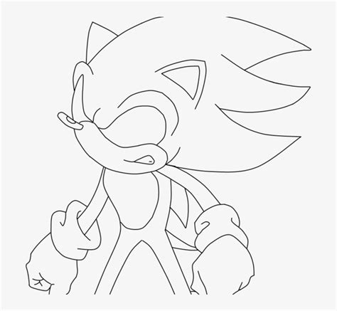 Sonic - Dark Sonic Coloring Pages - 900x675 PNG Download - PNGkit