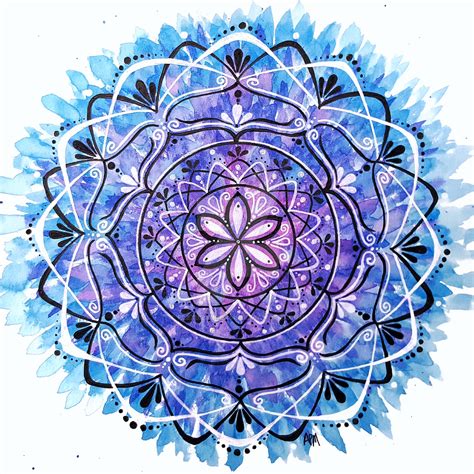 Watercolor Mandala by flexibledreams on DeviantArt