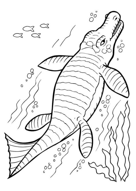 Sea Dinosaurs Coloring Pages | Dinosaur coloring pages, Dinosaur ...