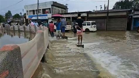 Assam Floods: Heavy Rainfall In Dima Hasao District Causes Waterlogging ...