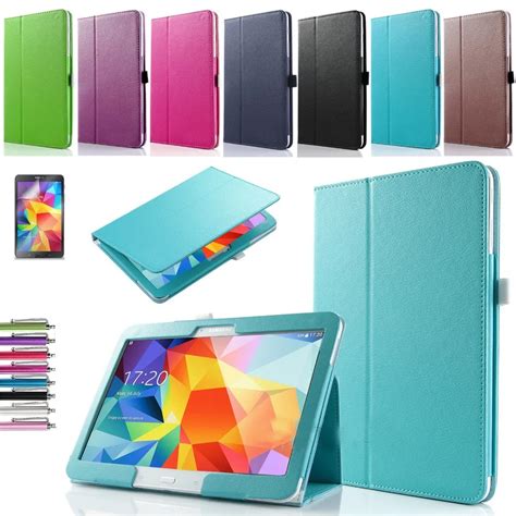 Case for Samsung Galaxy Tab 4 10.1 New Fashion PU Leather Folio Case ...