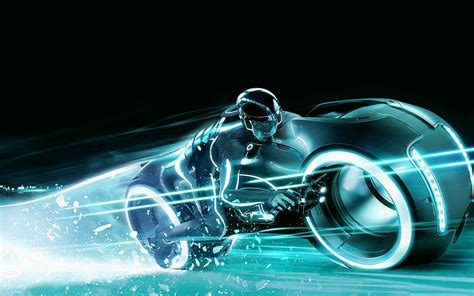 TRON bike, nice, cool, movie, fantastic, awesome, bike, blue, tron, HD ...