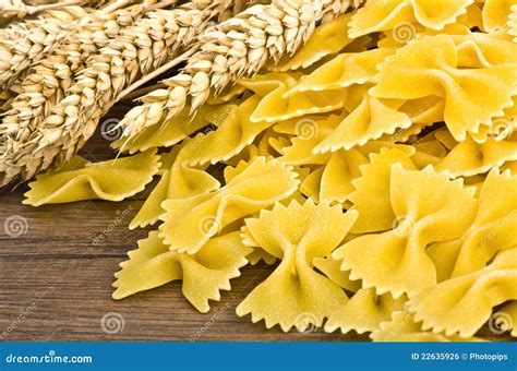 Butterfly italian pasta stock photo. Image of corkscrew - 22635926