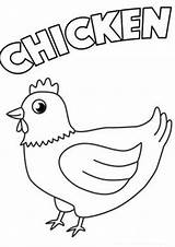 Free & Easy To Print Chicken Coloring Pages  Tulamama sketch template