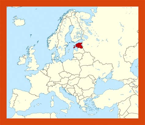 Location map of Estonia | Maps of Estonia | Maps of Europe | GIF map ...